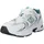 White/Silver Metallic/Vintage Teal 38