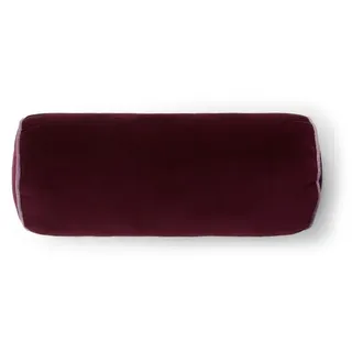 Essenza Luise Nackenrolle Mauve wine 22x50cm