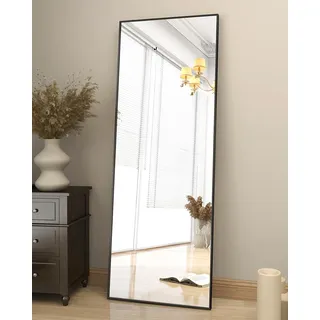 Koonmi Standspiegel 163 x 53 cm Schwarz