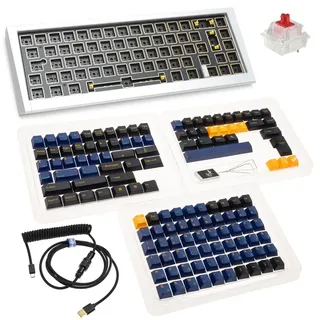 Ducky Outlaw 65 RGB Barebone ANSI - Silber