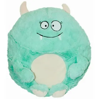 Haus und Deko Zierkissen Monster Kuschelkissen Plüsch Kinder Kissen Dekokissen mit Füllung ca., (1 St) grün