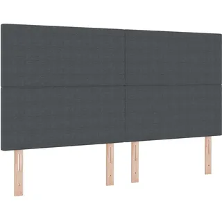 vidaXL Kopfteil 180 cm Dunkelgrau