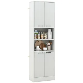 Costway Küchenbuffet 190 cm Hellgrau