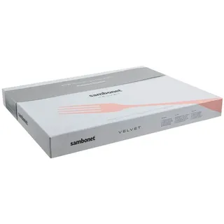 sambonet Besteck-Set Besteck 30tlg.Vh. Velvet Edelstahl/PVD Champ., Edelstahl rostfrei, PVD