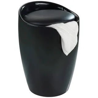 Wenko Badhocker mit Wäschesammler Candy 20630100 schwarz