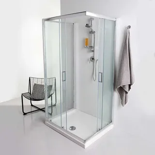 Kiamami Valentina U-Kabine mit Gleittüren 70 x 100 cm D648360641500