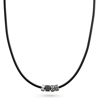 s.Oliver Kette mit Anhänger Urban Element schwarz