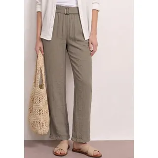 STREET ONE Wide Leg Hose Beige 40