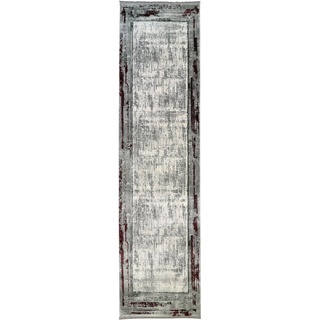 Läufer Combo 5001, RESITAL The Voice of Carpet, rechteckig, Höhe: 10 mm, Teppich-Läufer, modernes Design, mit Bordüre & Fransen, Diele, Flur rot