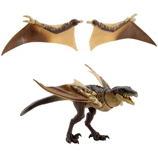 Mattel Jurassic World Hammond Collection Dinosaurier Actionfigur Mutadon, Premium-Design mit realistischen Augen, beweglichen Gelenken und zusätzlichen Flügeln, JKM90