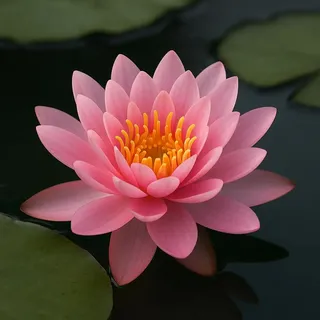 Pinke Seerose für den Gartenteich, Aquarium, Naturteich, mini Teich, Knolle mit Austrieb, Teichrose, Seerose, Nymphaea