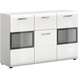 Möbel Boss Sideboard Ice 125 x 81 x 37 cm Weiß