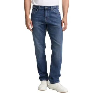 Tom Tailor Marvin Straight Jeans Used Mid Stone Blue Denim 36 32