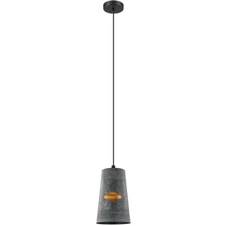 EGLO Honeybourne 1-flg. 16 cm rund schwarz/gold
