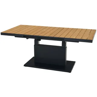 Siena Garden Gartentisch Talina Rechteckig ausziehbar Holz Teak 90 cm x 140 cm