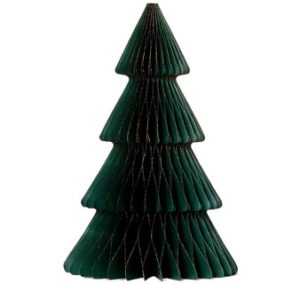 coopz Weihnachtsbaumkugel Papier Tanne Aufsteller spitz groß grün