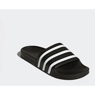 Badesandale ADIDAS ORIGINALS "ADILETTE" Gr. 37, schwarz-weiß (core black, white, core black) Schuhe Badelatschen Pantolette Schlappen Strandschuhe Badeschuhe Bestseller