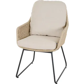 Siena Garden Kansas Dining Sessel 61 x 60 x 85,5 cm taupe