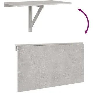 vidaXL Wand-Klapptisch 100 x 60 x 56 cm Betongrau