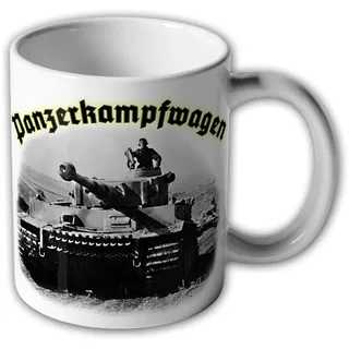 Tasse Panzerkampfwagen Tiger Panzer Bild Foto Front Panzerung 8,8cm #31424