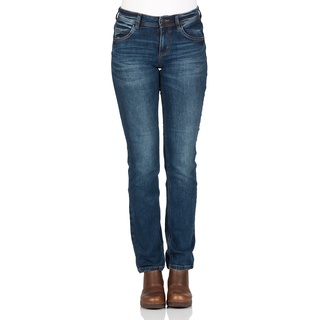 Tom Tailor Damen Jeans Alexa Straight Straight Fit Blau Normaler Bund Reißverschluss W 30 L 34