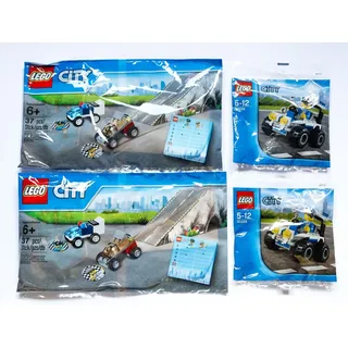 LEGO® 30228 5004404  Lego City 2 x Polizei Auto Rasante Polizeiverfolgung