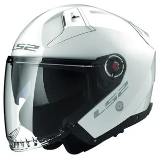 LS2 Infinity II Solid Weiß XL