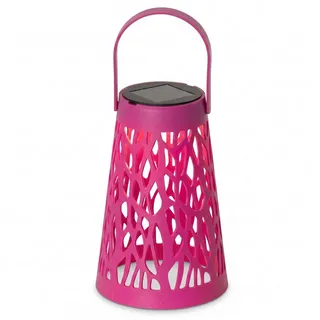 queence LED Solarleuchte Tischleuchte Tischlampe Solar Laterne, Lampions für Innen und Außen geeignet 11,5 cm x 18 cm