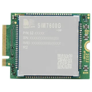 Waveshare SIM7600G-H-M.2 4G LTE Cat-4 Module, Global Coverage, GNSS, M.2 B-Key, UART, USB, GPIO