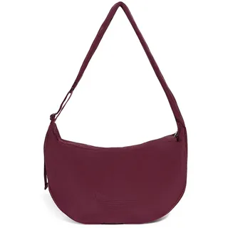 Everyday Icons Crossbody Bag Half Moon Unisex MAROON One Size