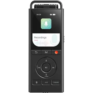 MECHEN 144GB Diktiergerät Digital, Sprachaktiviertes Aufnahmegerät | 10.000 h Aufnahmezeit, 3072Kbps HD Audio, Rauschunterdrückung, VOR Modus, Passwort & Musikwiedergabe, USB C