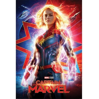Marvel Captain Poster Higher, Further, Faster
