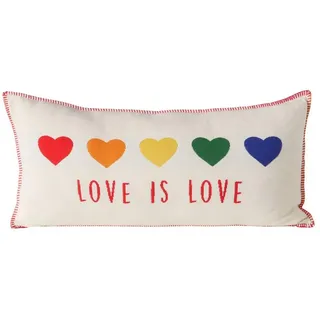 BOLTZE Dekokissen Regenbogen Herzkissen Colove Ein Statement für Liebe und Vielfalt