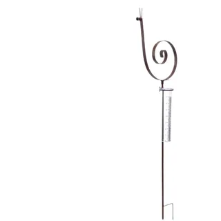 Generisch Gartenstecker-Regenmesser, Regenmesser für den Garten - Lustiges Garten-Regenmesser-Spieß- Monitor-Niederschlagsausrüstung, Terrassenation, Regenmesser, Metallstatue für Rasen, Innenhof