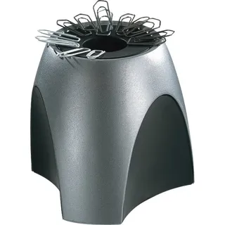 HAN Klammernspender Delta Kunststoff Silber,