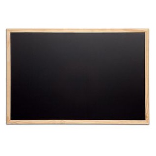 Maul Kreidetafel 25240, 40 x 60 cm, mit hellem Holzrahmen, schwarz