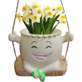 Smile Blumentopf Mit Schwingendem Gesicht Übertopf Mit