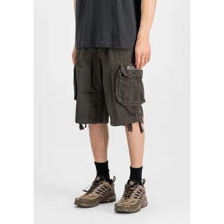 Alpha Industries Jet Cargo Shorts Greyblack 31