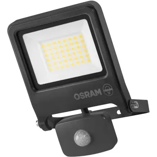 Osram Außenleuchte Aluminium IP44 30W mit Bewegungsmelder 3000 lm grau