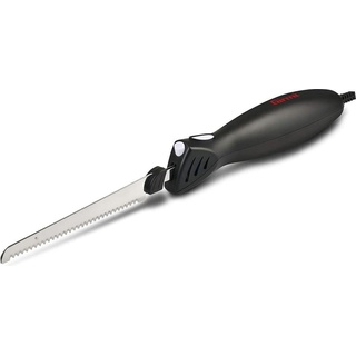 Girmi CT10 Elektrisches Messer , Edelstahl, Küchenmesser, Schwarz