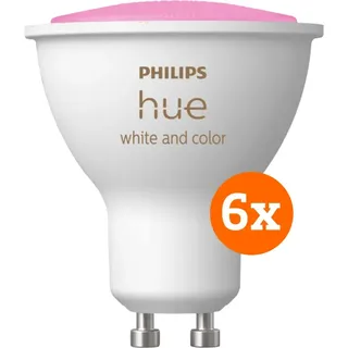 Philips Hue White & Color GU10 6er-Pack