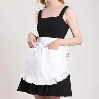 Tosewever Hüftschürzen Für Damen Mit Taschen, Servierschürze Für Partys, Kochen Und Küche