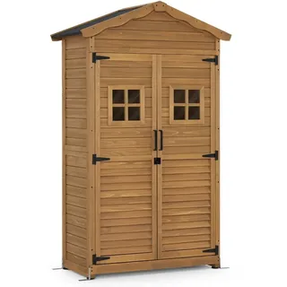 MCombo Gartenschrank 57 x 109 x 180 cm Natur