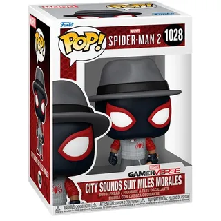 Funko Spider-Man 2 City Sounds Suit Miles Morales 10 cm Figur