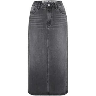 senses.the label Jeansrock Damen Grau 40