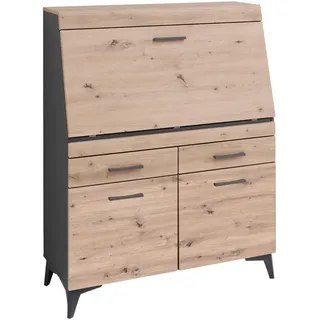 Innostyle Sekretär ¦ holzfarben ¦ Maße (cm): B: 98 H: 124 T: 42.0