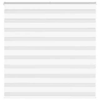 vidaXL Doppelrollo Zebrarollo 150 x 100 cm weiß