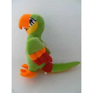 Stofftier Papagei, 33 cm, grün, Kuscheltier, Plüschtier Ara, Vogel Vögel Papageien