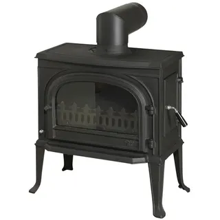 GLOBEFIRE Gussofen »Uranus«, schwarz, Gusseisen, 7 kW