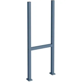 toboli Paketbox Ständer 610X115X1500Mm Briefkasten Standfuß Standbriefkasten